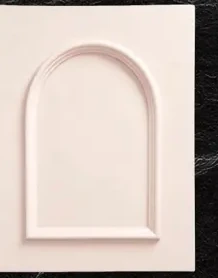 69 Semicircular frame - Ivory
