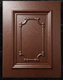 67 frame + Ruyi corner ornament - Terracotta  ( Metallic paint )
