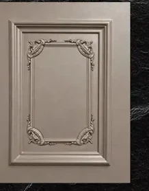 67 frame + Crown corner ornament - Camel beige