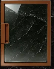 Welded frame with inset handle