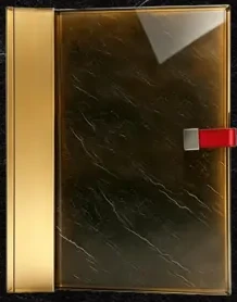 Welded frame, single-edge glass design