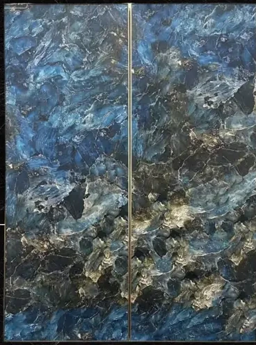 Gilded collection · Blue waves
