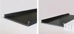 8 cm recessed skirting